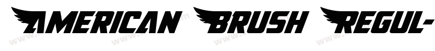 American Brush Regul字体转换
